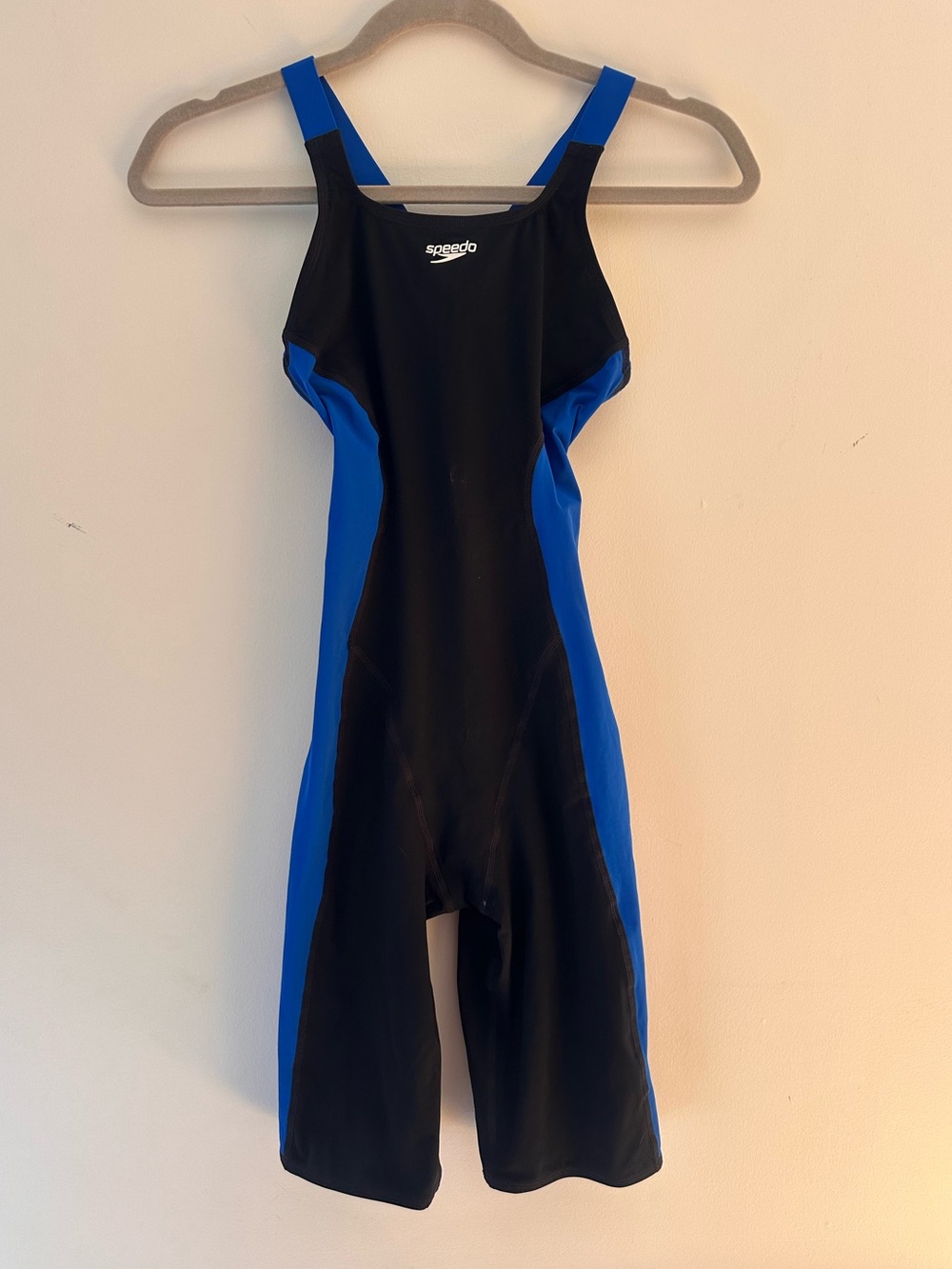 Speedo PowerPLUS Kneeskin Tech Suit Black Sapphire Size 28 NWOT